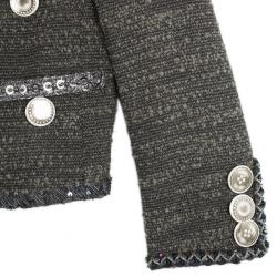 Pre Owned Moschino Badges Wool Jacket M