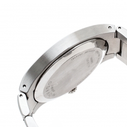 Pre Owned Movado Black Stainless Steel Defio Men's Wristwatch 40MM