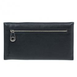 Pre Owned Mulberry Black Leather Envelope Wallet