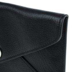 Pre Owned Mulberry Black Leather Envelope Wallet