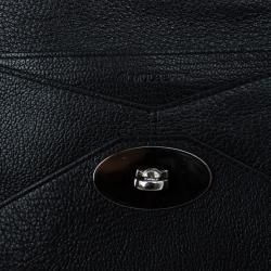 Pre Owned Mulberry Black Leather Envelope Wallet