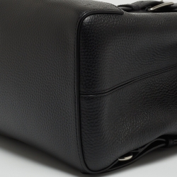 Mulberry Black Grain Leather Small Chiltern Backpack