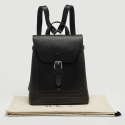 Mulberry Black Grain Leather Small Chiltern Backpack