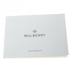 Mulberry Black Leather Wash Case