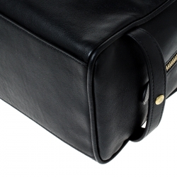 Mulberry Black Leather Wash Case