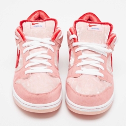 Pre Owned Nike SB Dunk Pink Velvet Strangelove Low Top Sneakers Size 47.5