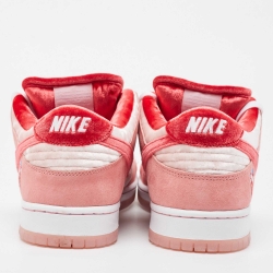 Pre Owned Nike SB Dunk Pink Velvet Strangelove Low Top Sneakers Size 47.5