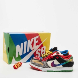 Nike SB Dunk Multicolor Leather  Low Top What The Paul Sneakers Size 42