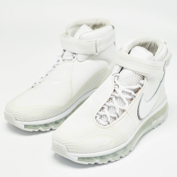 Nike Air White Canvas Max 360 Hi Kim Jones Sneakers Size 42.5