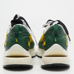 Nike x Sacai Multicolor Mesh And Suede Vaporwaffle Low Top Sneakers Size 43