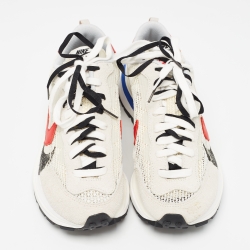 Nike x Sacai Multicolor Mesh and Suede Vaporwaffle Sneakers Size 40.5