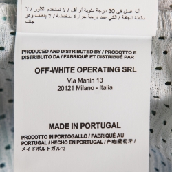 Pre Owned Off-White Multicolor Impressionism Monet Print Mesh T-shirt XL