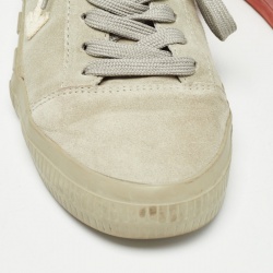 Off-White Grey Suede Vulcanized Low Sneakers Size 41
