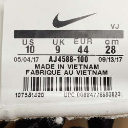 Pre Owned Off-White x Nike White Mesh Zoom Fly Sneakers Size 44