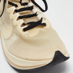 Pre Owned Off-White x Nike White Mesh Zoom Fly Sneakers Size 44