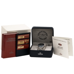 Pre Owned Omega Blue Stainless Steel Seamaster Professional Chronometer 40 Years Of James Bond 007 Limited Series 25378000 Men's Wristwatch 41.50 mm