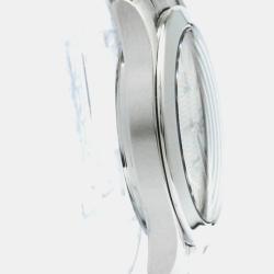 Pre Owned Omega Silver Stainless Steel Seamaster Quartz Men's Wristwatch 36 mm