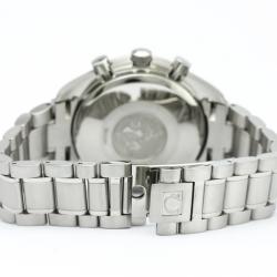 Pre Owned Omega Silver Stainless Steel Speedmaster Men's Wristwatch 39MM
