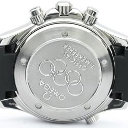 Pre Owned Omega Black Stainless Steel Official Timekeeper Men's Wristwatch 41MM
