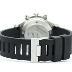 Pre Owned Omega Black Stainless Steel Official Timekeeper Men's Wristwatch 41MM