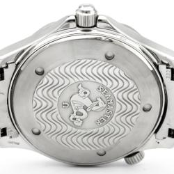 Pre Owned Omega Blue Stainless Steel Seamaster Professional Men's Wristwatch 41MM