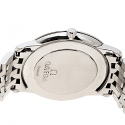 Pre Owned Omega Silver Stainless Steel De Ville 196.1150 Men's Wristwatch 34 mm