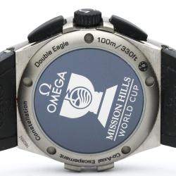 Pre Owned Omega Carbon Titanium Constellation Double Eagle Men's Wristwatch 35MM