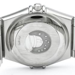 Pre Owned Omega Silver Stainless Steel Constellation Men's Wristwatch 36MM