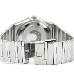 Pre Owned Omega Silver Stainless Steel Constellation Men's Wristwatch 36MM