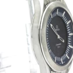 Pre Owned Omega Blue Stainless Steel Seamaster Multifunction Men's Wristwatch 39MM