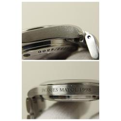 Pre Owned Omega Green Stainless Steel Seamaster Men's Wristwatch 36MM