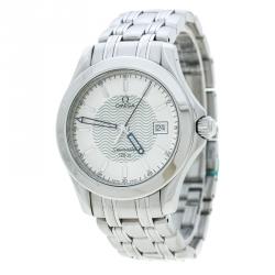 Omega Silver Stainless Steel Seamaster 196.1501 Men's Wristwatch 36 mm