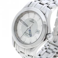 Omega Silver Stainless Steel Seamaster 196.1501 Men's Wristwatch 36 mm