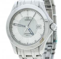 Omega Silver Stainless Steel Seamaster 196.1501 Men's Wristwatch 36 mm