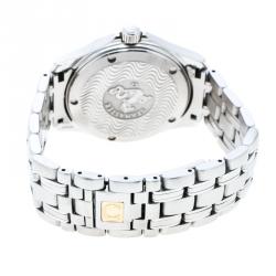 Omega Silver Stainless Steel Seamaster 196.1501 Men's Wristwatch 36 mm