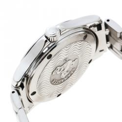 Omega Silver Stainless Steel Seamaster 196.1501 Men's Wristwatch 36 mm