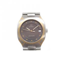 Omega Grey Stainless Steel Seamaster Polaris Men's Wristwatch 32MM