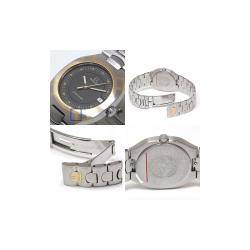Omega Grey Stainless Steel Seamaster Polaris Men's Wristwatch 32MM