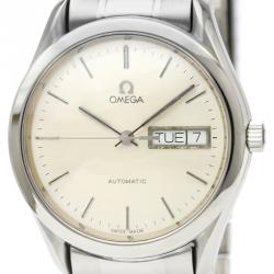 Pre Owned Omega Silver Stainless Steel Classic Men's Wristwatch 35MM