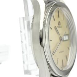 Pre Owned Omega Silver Stainless Steel Classic Men's Wristwatch 35MM