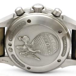 Pre Owned Omega Grey Stainless Steel De Ville Chronoscope Co-Axial 4-Counters Chronograph Men's Wristwatch 41MM