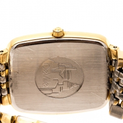 Omega Gold Plated Stainless Steel De Ville 395.0876.2 Men's Wristwatch 26 mm