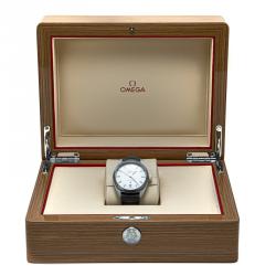 Omega White Globemaster Automatic Open Case Men's Watch 39MM 