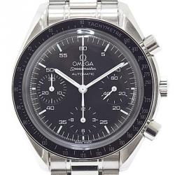 Pre Owned Omega Black Stainless Steel Speedmaster 3510.50 Men's Wristwatch 38MM