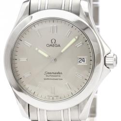 Omega Silver Stainless Steel Seamaster Chronometer 2501.33 Men's Wristwatch 36MM