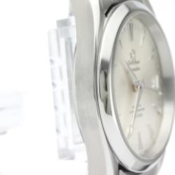 Pre Owned Omega Silver Stainless Steel Seamaster Aqua Terra Chronometer 2504.30 Men's Wristwatch 36MM