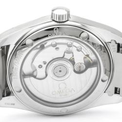 Pre Owned Omega Silver Stainless Steel Seamaster Aqua Terra Chronometer 2504.30 Men's Wristwatch 36MM