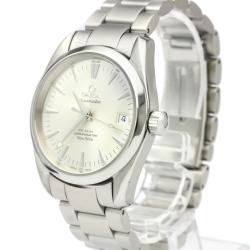 Pre Owned Omega Silver Stainless Steel Seamaster Aqua Terra Chronometer 2504.30 Men's Wristwatch 36MM