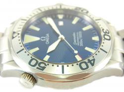 Omega Blue Stainless Steel Seamaster Professional 2265.80 Men's Wristwatch 41MM