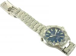 Omega Blue Stainless Steel Seamaster Professional 2265.80 Men's Wristwatch 41MM